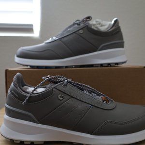 FootJoy Stratos Spikeless Golf Shoes Grey 50042 New Size 8.5 M FJ